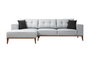 Atelier Del Sofa Sofá Cama Esquinero Izquierdo Gris Claro (Chl+3R) 288 x 160 cm
